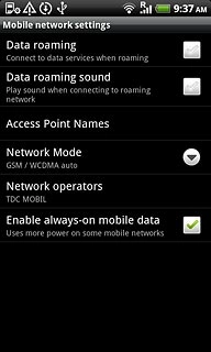 Press Access Point Names.