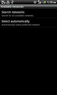 Press Select automatically.