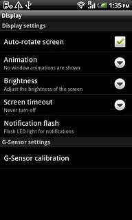 Press Screen timeout.
