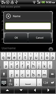 Key in COMPUTER GPRS and press OK.