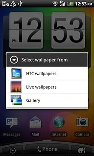 If you select Gallery:Go to the required folder.