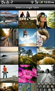 Press the required picture.