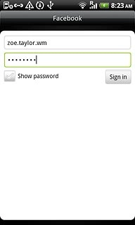 Press Sign in.The contacts are retrieved and added to the phone's phone book.