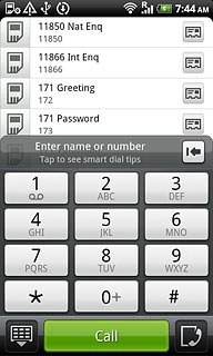 Press the keypad icon to close the keypad.