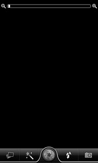 Press the lens icon to take the picture.