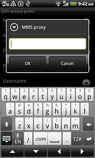 Key in 10.202.002.060 and press OK.