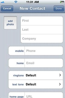 Press Last and key in the required last name.