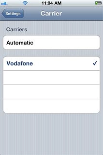 Your phone will search for networks within range.A list of available networks will show on your display.Press the required network.Your display will tell you if you've access to the network you've chosen. If you don't have access, it's because your operator doesn't have a roaming agreement with the operator in question.