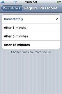 Press Immediately or the required interval.