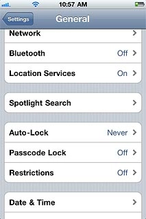 Press Passcode Lock.