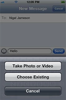 Press Choose Existing.Go to the required folder.
