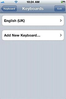 Press Add New Keyboard....