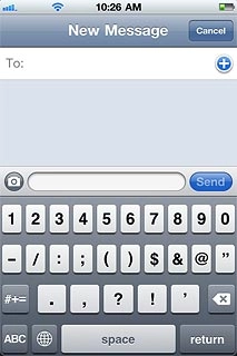 Press the required numbers or the required symbols.