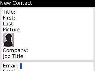 Highlight the field next to Email and key in the required email address.