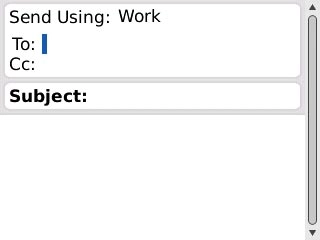 Highlight the field next to To and key in the first letters of the required contact.Matching contacts are displayed.