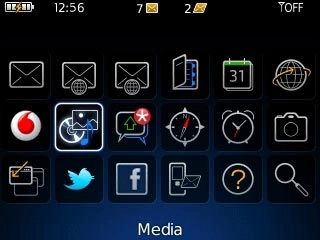 Scroll to Media and press the Navigation key.