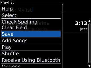 Scroll to Save and press the Navigation key.