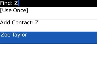 Highlight the required contact and press the Navigation key.
