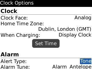 Highlight the drop down list next to one of the following settings: