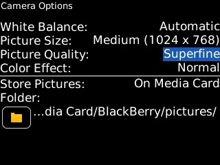 Highlight the drop down list next to Picture Quality and press the Navigation key.