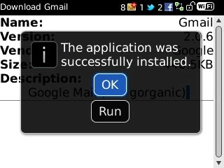 Scroll to OK and press the Navigation key.