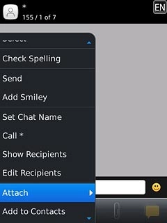 Press Attach.Choose one of the following options:Insert picture, go to 4a.Insert video clip, go to 4b.Insert sound recording, go to 4c.Insert audio file, go to 4d.