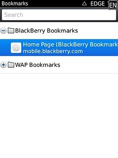 Press the required bookmark.