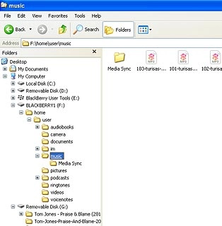 Go to the required folder in your computer's file system.