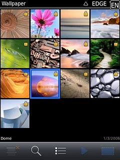 If you select a folder:Press the required picture.