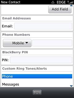Press Phone below Custom Ring Tones/Alerts.