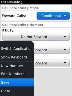 Press Save.The request is sent.