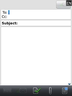 Press the field next to To.Key in the first letters of the required contact.Matching contacts are displayed.