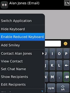 If you select Enable Reduced Keyboard: