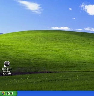 Start the program BlackBerry Desktop Software on your computer.