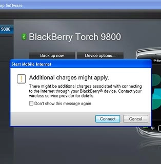 Select Connect.An internet connection from your computer via your phone is established.