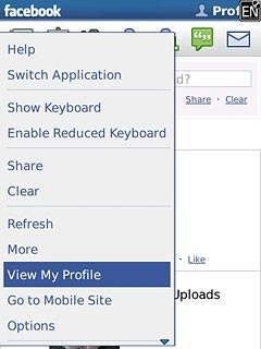 Press View My Profile.
