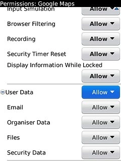 Press the drop down list next to User Data.