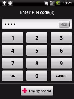 Key in your PIN and press OK.