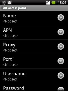 Press APN.Key in live.vodafone.com