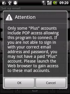Press OK to confirm.