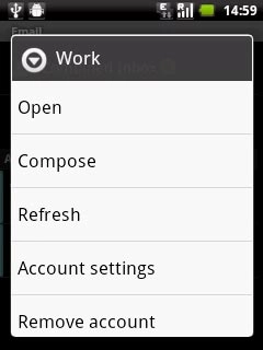 Press Account settings.