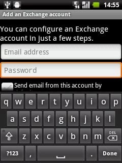 Press Password and key in your password.