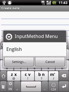 Press the required language.