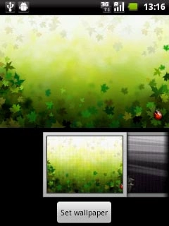 Press Set wallpaper.