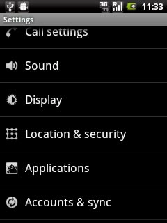 Press Accounts & sync.