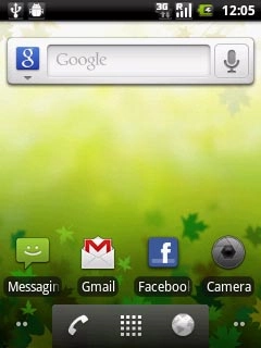 The battery charging icon shows that the battery is charging.Further information: Charge the battery