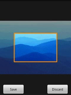Drag the frame to the required position to select the required detail.