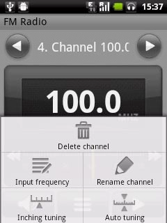Press Input frequency.