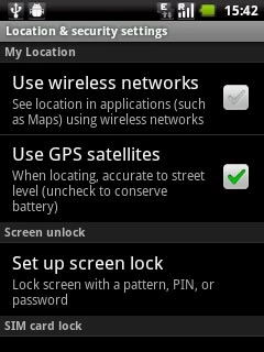 Press Use wireless networks to turn the function on or off.