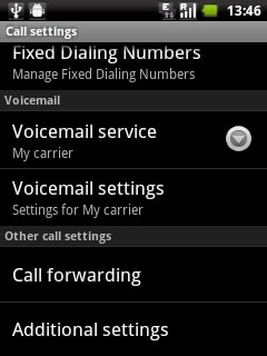 Press Additional settings.
